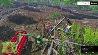 Farming Simulator 15 Killercrock88 & Reev Fast Woodchip System