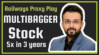 Multibagger Stock | Railways Sector Proxy | 5x in 3 Years | InvestwithRaghav |Samar Wealth