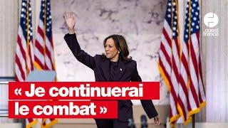 Élections américaines : Kamala Harris concède sa défaite