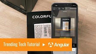 Angular Barcode Scanner Project | Trending Tech Tutorial