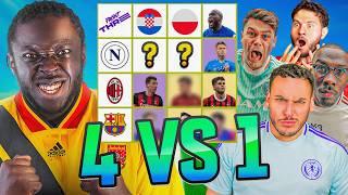 EVERYONE VS JUWON at FOOTBALL TIC TAC TOE was HISTORY of YOUTUBE 