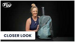 Take a closer look at the Head Tour Tennis Backpack 25L; updated for 2023