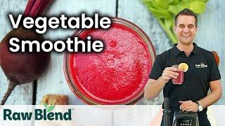How to make a Vegetable Smoothie using a Vitamix Blender | Recipe Video