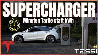 TESLA Supercharger Minuten Tarife statt kWh - Test oder Strategiewechsel?