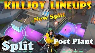 Top 15 New Split Killjoy Post Plant Lineups | Killjoy Lineups Split | KJ Setups Split