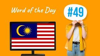 Learn Malay | WORD OF THE DAY | How to Say Half in Malay | Daily Phrase #49