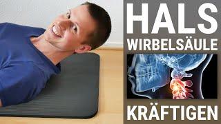 Halswirbelsäule (HWS) Kräftigung | Übungen ohne Geräte | Bei Instabiliät, Bandscheibe, Nackenschmerz