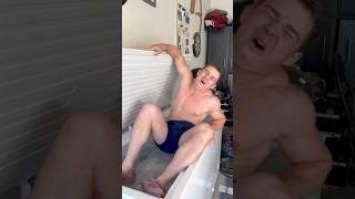 The most satisfying clip ever #icebath #satisfying #asmr #fitness