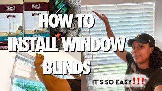 NEW HOME UPDATE| HOW TO INSTALL CORDLESS BLINDS | HOME DECORATORS COLLECTION