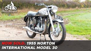 1955 Norton International Model 30 for sale - quick look & ride