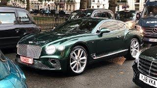 NEW 2019 Bentley Continental GT Spotted Driving in LONDON!!! - London Car Spotting