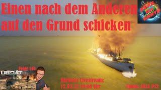 Den restlichen Konvoi noch zerlegen! -UBOAT- Feindfahrt  auf U-764 #140- 4K - Update 2025.1