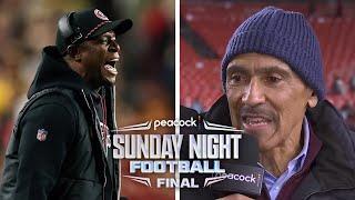 Atlanta Falcons' Raheem Morris addresses time management late vs Commanders | PSNFF | NFL on NBC