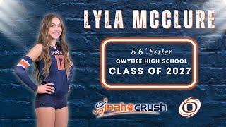 Lyla McClure - 5'6" - SETTER - C/O 2027 - Idaho Crush 15 Bower - 2024 USAV Nationals Highlights