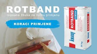 Rotband - Gipsana žbuka za ručnu primjenu