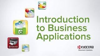 Business Applications Introduction from KYOCERA Document Solutions America