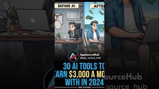 30 AI TOOLS TO EARN $3000 A MONTH WITH IN 2025 #shorts #earn #ai