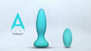 A-Play Rechargeable Silicone Plug with Remote