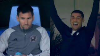 Ronaldo and Messi Reaction to Al Nassr vs Inter Miami