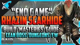 RAID: Shadow Legends | "End Game" Rhazin Scarhide Build, Masteries & Guide | CB, Dungeon & FW | 2020