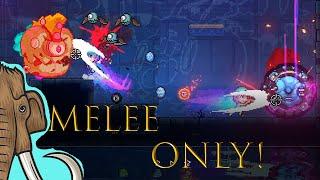 Using only melee against Neon Abyss bosses'. - (Melee challenge showcase)