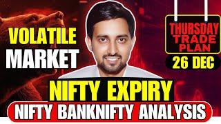 Nifty Prediction and Bank Nifty Analysis for Expiry | 26 December 24 | Bank NIFTY Tomorrow