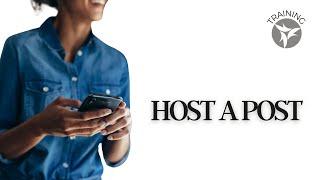 Building Your Business Through Host a Post