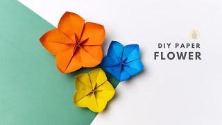 How to Make Gorgeous Paper Flowers at Home | DIY Craft Tutorial