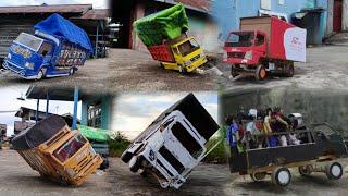 Kumpulan Truk Oleng Terguling Versi Miniatur truk