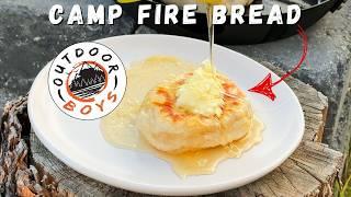 Outdoor Boys Meet Newfoundland: Pan-Fried Bread & Honey Butter Over a Campfire!