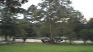 Weeny dog vs x-ufo and the dog wins.