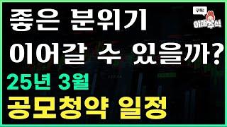 [ 공모청약 ] 또 하나의 대어청약, 이번에는 어떤 결과가?ㅣ3월 공모청약일정,분석,전망