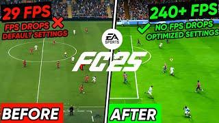 BEST PC Optimization Settings Guide For EA SPORTS FC 25| Max FPS | Best Settings