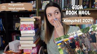 Könyvheti GIGA BOOK HAUL  (2024) | Pergamenre hányt szavak