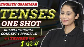 All Tenses in 1 Hour with Tricks | Tense in English Grammar | Present , Past and Future | One Shot