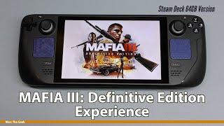 Mafia III: Definitive Edition Experience on Steam Deck