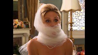 Villainess tied and gagged (Revenge of the Bridesmaids