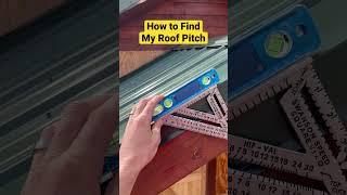 What's my Roof Pitch?? ⏄