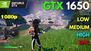 GTX 1650 | Fortnite Chapter 5 Season 2 - 1080p - All Settings Tested