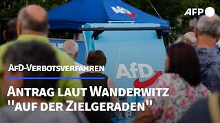 AfD-Verbotsantrag laut Initiator "auf der Zielgeraden" | AFP