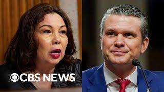 Sen. Duckworth asks Hegseth about budget audits: "What are you afraid of?"