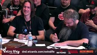 Chris Perkins, Matt Mercer, Patrick Rothfuss and Amy Vorphal Play D&D