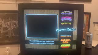 CRT test for arcade cabinet.