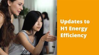 H1 CHANGES & MASTERSPEC - WHAT IT MEANS FOR SPECIFIERS