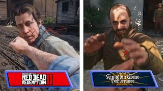 Kingdom Come Deliverance II vs Red Dead Redemption II | Graphics & Details Comparison | PC RTX 5090