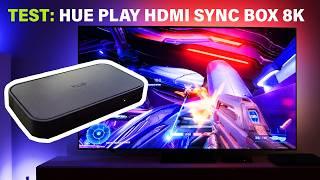 Test der Philips HUE PLAY HDMI Sync Box 8K: Ambilight-Boost für 4K@120Hz-Gaming dank HDMI 2.1