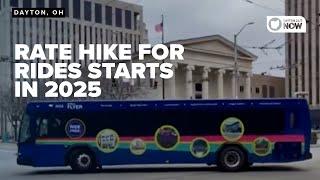 Rate hike for Greater Dayton Regional Transit Authority starting in 2025, riders share concern