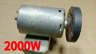 How to make a magnet electricity generator at home. 2000W/230V full free energy generator