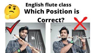 Right Position and Wrong Position while holding flute ! #fluteteacher #flute  +91(9010086604)