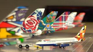 747 LINEUP! - 1997' Model Airport Update London Heathrow Terminal 4